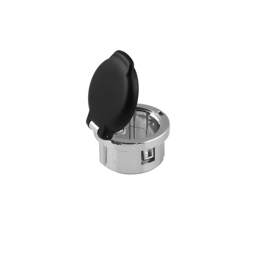 Prise de remplacement allume-cigare chromée 12V pour voiture, Retenue de prise