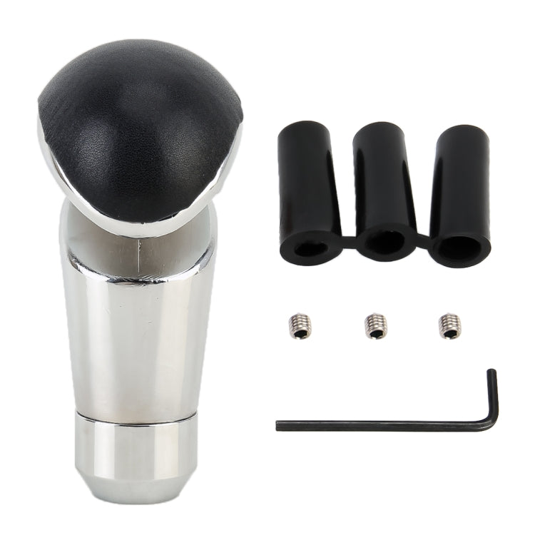 Universal Hollow Leather + Metal Car Gear Shift Knob, Gear Shift Knob