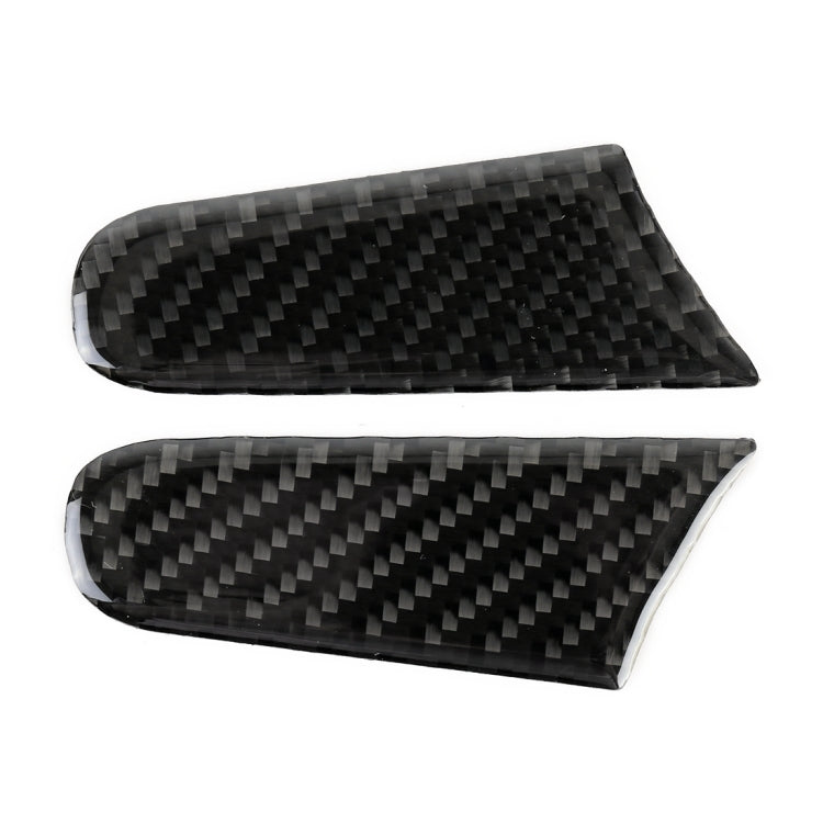 Autocollant décoratif en fibre de carbone pour rétroviseur de voiture (2 pièces) pour Porsche Macan, rétroviseur