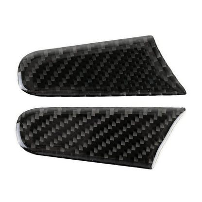 Autocollant décoratif en fibre de carbone pour rétroviseur de voiture (2 pièces) pour Porsche Macan, rétroviseur