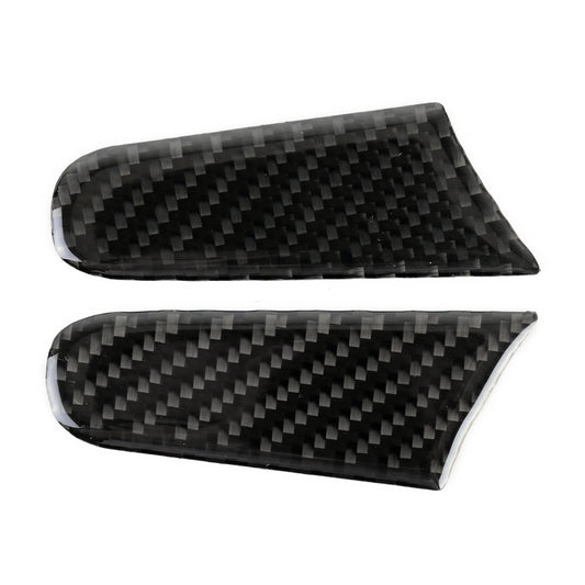 2 PCS Carbon Fiber Car Rearview Mirror Decorative Sticker for Porsche Macan, Rearview Mirror