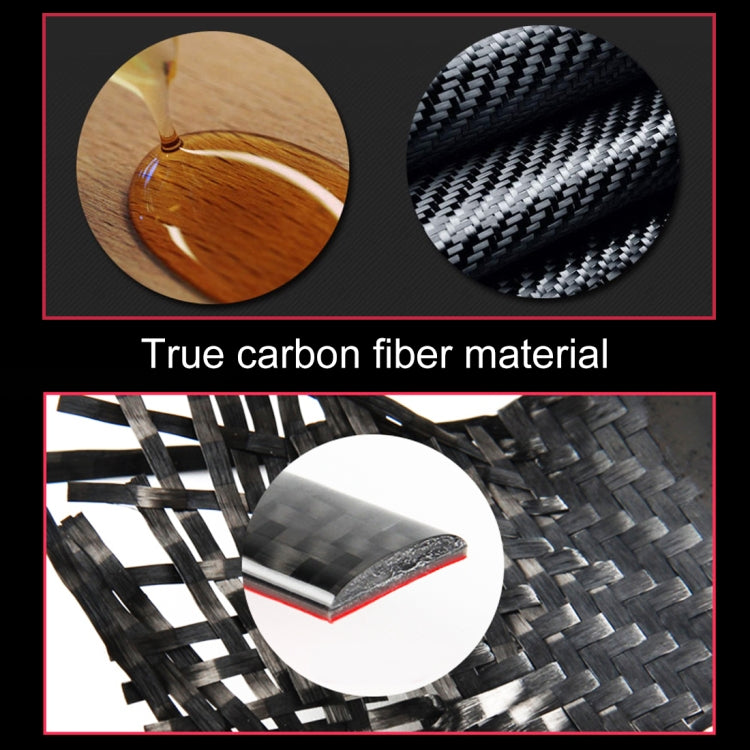 4 PCS Carbon Fiber Car Outside Door Handle Decorative Sticker for Porsche Macan, Outside Door Handle