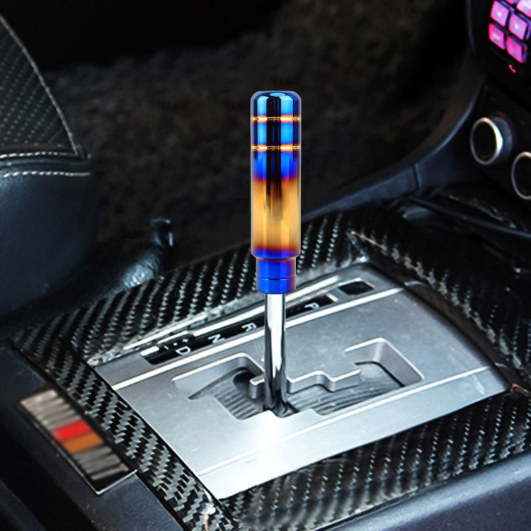 Universal Flame Colorful Long Strip Shape Car Gear Shift Knob Modified Shifter Lever Knob, Length: 13cm, Length: 13cm
