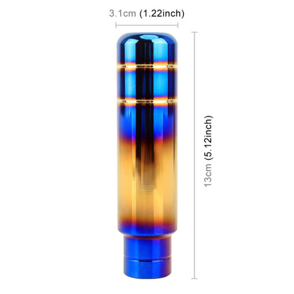 Universal Flame Colorful Long Strip Shape Car Gear Shift Knob Modified Shifter Lever Knob, Length: 13cm, Length: 13cm