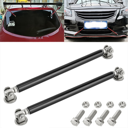 2 PCS Car Modification Adhesive Surrounded Rod Lever Front and Rear Bars Fixed Front Lip Back Shovel, Length: 15cm, 15cm (Silver), 15cm (Red), 15cm (Blue), 15cm (Colour), 15cm (Black)