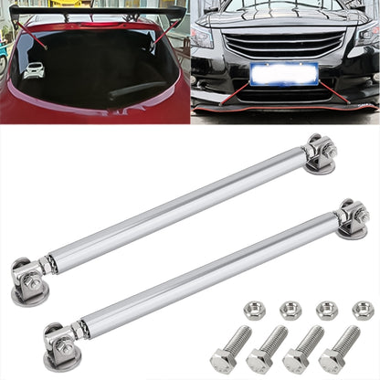 2 PCS Car Modification Adhesive Surrounded Rod Lever Front and Rear Bars Fixed Front Lip Back Shovel, Length: 15cm, 15cm (Silver), 15cm (Red), 15cm (Blue), 15cm (Colour), 15cm (Black)