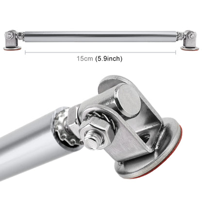 2 PCS Car Modification Adhesive Surrounded Rod Lever Front and Rear Bars Fixed Front Lip Back Shovel, Length: 15cm, 15cm (Silver), 15cm (Red), 15cm (Blue), 15cm (Colour), 15cm (Black)