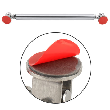 2 PCS Car Modification Adhesive Surrounded Rod Lever Front and Rear Bars Fixed Front Lip Back Shovel, Length: 15cm, 15cm (Silver), 15cm (Red), 15cm (Blue), 15cm (Colour), 15cm (Black)