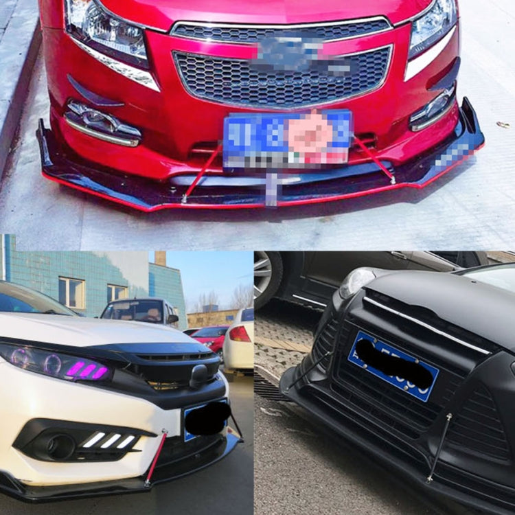 2 PCS Car Modification Adhesive Surrounded Rod Lever Front and Rear Bars Fixed Front Lip Back Shovel, Length: 15cm, 15cm (Silver), 15cm (Red), 15cm (Blue), 15cm (Colour), 15cm (Black)