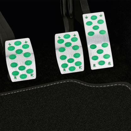 3 in 1 Large Luminous Non-Slip Automatic Gear Car Pedals Foot Brake Pad Cover Set, 3 in 1 (Large)