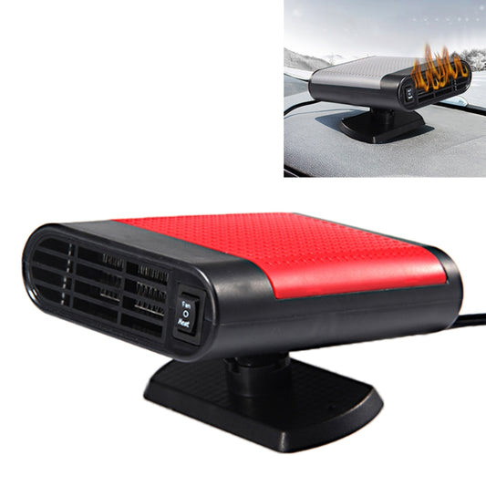 Chauffage de Voiture Ventilateur Chaud Froid Dégivreur de Pare-Brise, DC 24V, Version Ordinaire, DC 24V, Version Ordinaire (Rouge)
