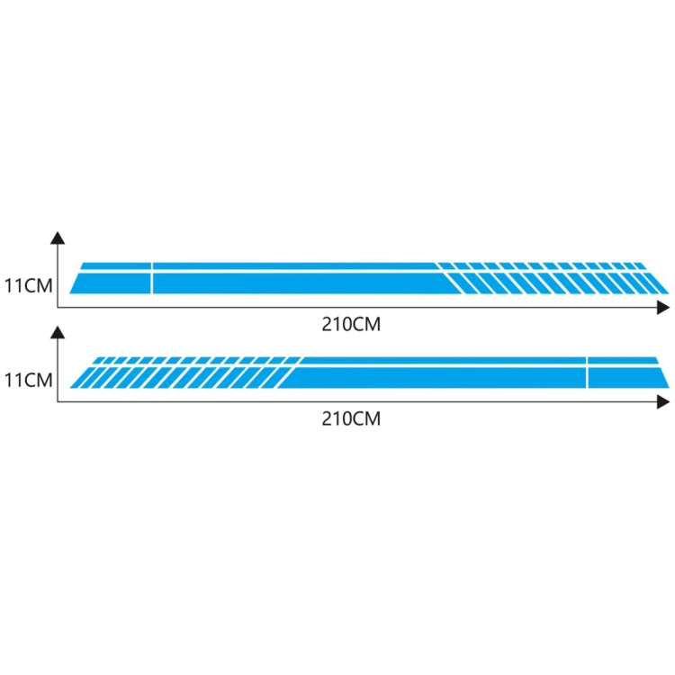 Car Styling Stripe PVC Sticker Auto Decorative Sticker, D-700