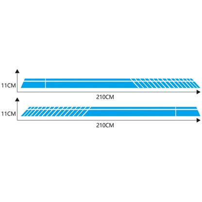 Car Styling Stripe PVC Sticker Auto Decorative Sticker, D-700