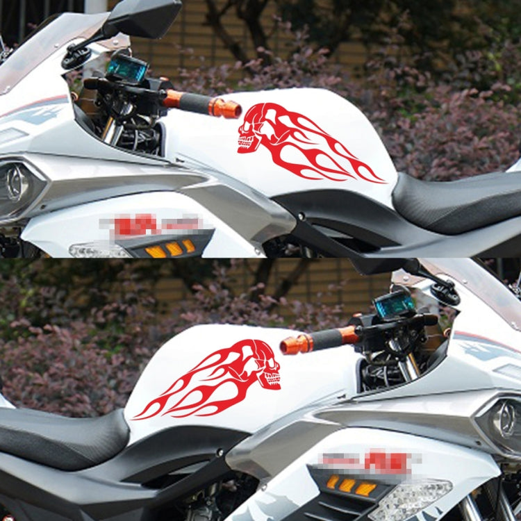 Motorcycle Styling Skull Head PVC Sticker Auto Decorative Sticker, D-712