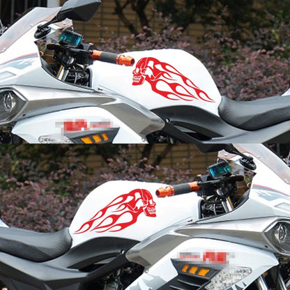 Motorcycle Styling Skull Head PVC Sticker Auto Decorative Sticker, D-712