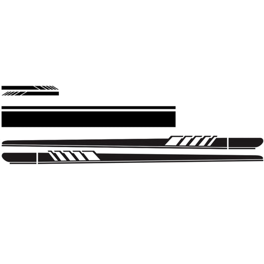 5 in 1 Car Styling Stripe Hood PVC Sticker Auto Decorative Sticker, D-935