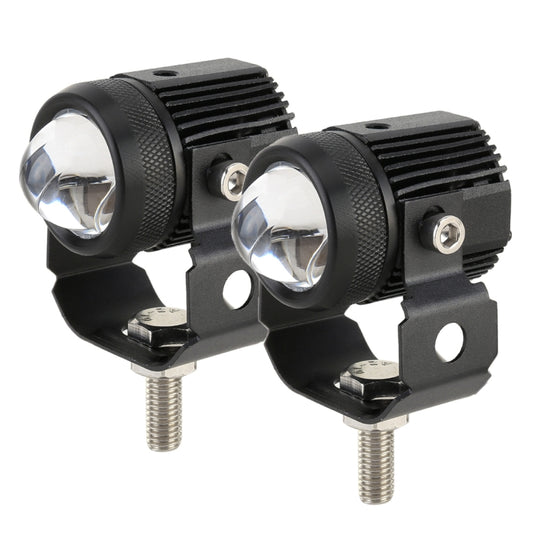 2 Pcs DC9-36V / 20W / 6000K / 3000K / 2000LM Phares de moto bicolores / Phares antibrouillard, 20W