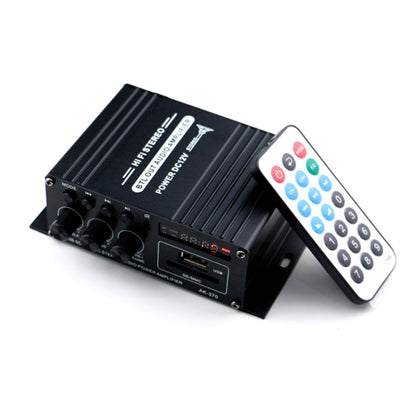 AK370 12V Household / Car Bluetooth HIFI Amplifier Audio with Remote Control , AK370
