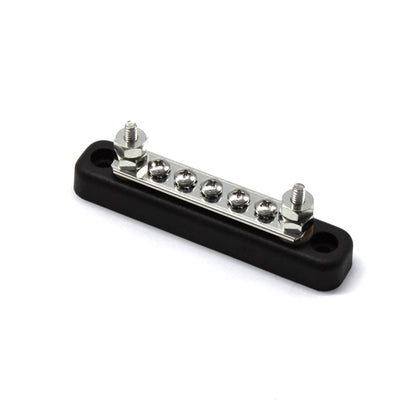 5 Way Power Distribution Bus Bar 5-bit Single Distribution Box for Car / RV / Boat, 5-bit