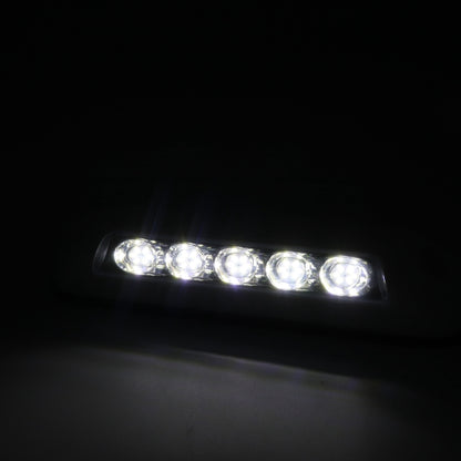 DC 12V 2.6W 6000K IP67 Marine RV Waterproof LED Stair Deck Dome Light Ceiling  Lamp, White Shell and Rubber Base, White Shell and Rubber Base