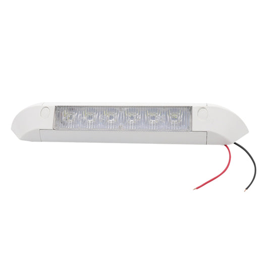 DC 12V 2.6W 6000K IP67 Marine RV Waterproof LED Stair Deck Dome Light Ceiling  Lamp, Aluminum Alloy Base, Aluminum Alloy Base