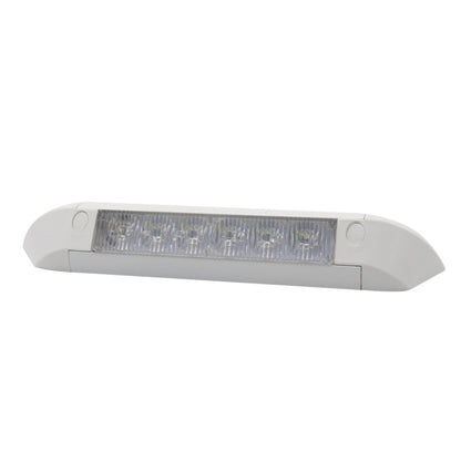 DC 12V 2.6W 6000K IP67 Marine RV Waterproof LED Stair Deck Dome Light Ceiling  Lamp, Aluminum Alloy Base, Aluminum Alloy Base