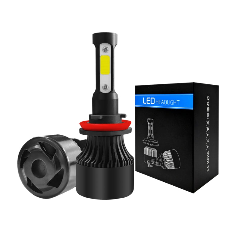 2 PCS S2 H8 / H9 / H11 DC9-36V / 25W / 6000K / 2500LM IP68 Car LED Headlight Lamps