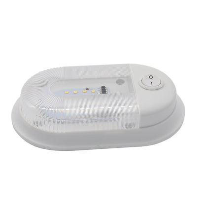 D4348 10-24V 3-3.5W 4000-4500K 280LM RV Yacht 24 PCS LED Lamps Dome Light Ceiling Lamp, with Independent Switch Control, D4348