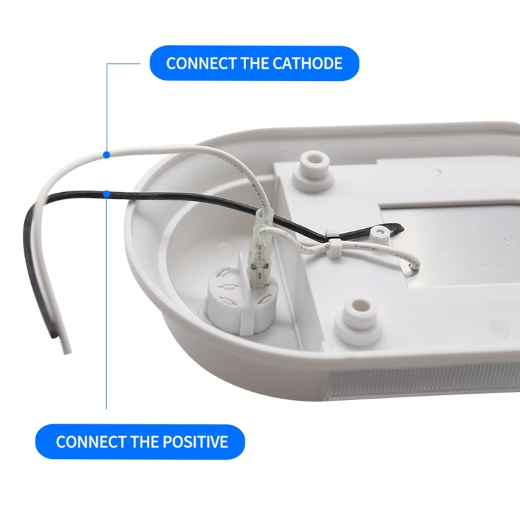 D4348 10-24V 3-3.5W 4000-4500K 280LM RV Yacht 24 PCS LED Lamps Dome Light Ceiling Lamp, with Independent Switch Control, D4348