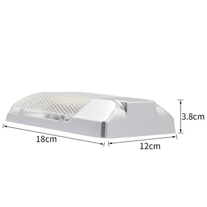 D4376S DC11-18V 3.6W 6000-6500K IP50 24LEDs SMD-5050 Marine RV Dimmable LED Dome Light Ceiling Lamp, with Touch Control, D4376S