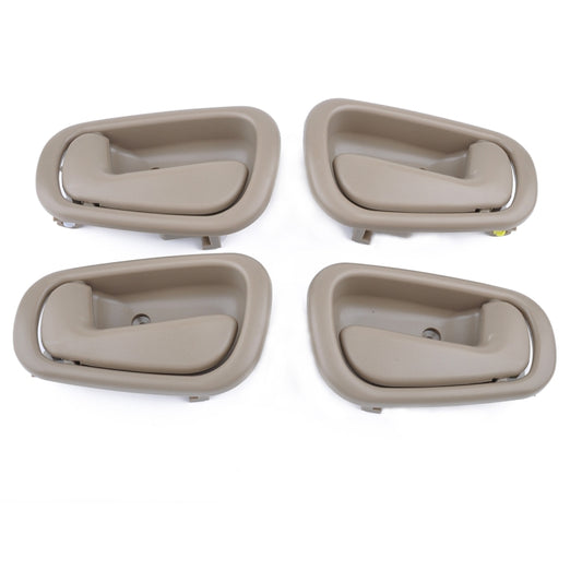 4 PCS Car Inner Door Handles 69205-02050RH / 69206-02050LH for Toyota Corolla 1998-2002, For Toyota Corolla