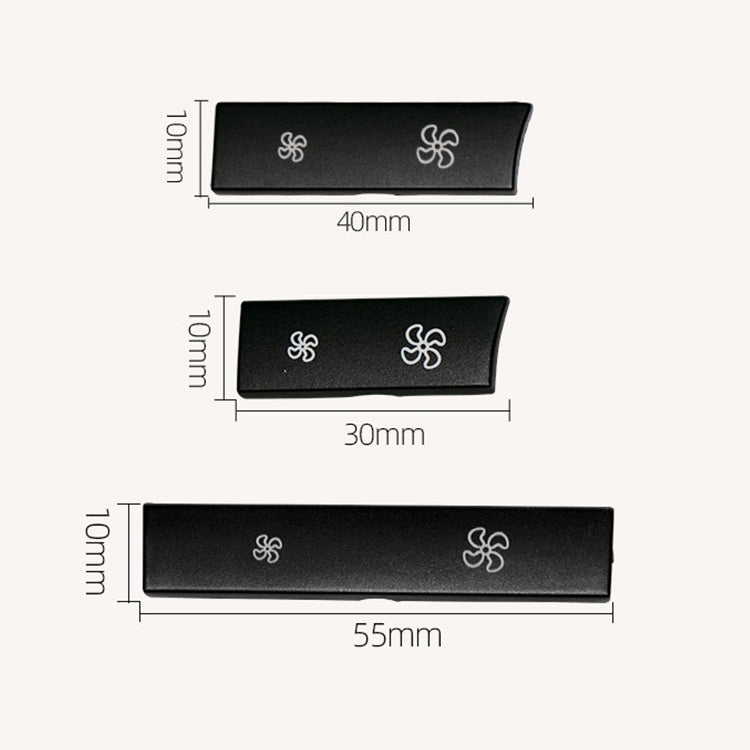 Car Wind Power Switch Air Conditioning Air Volume Button for BMW 5 Series 2011-2017 / 7 Series 2009-2015, Standard Air Volume, Standard Air Volume