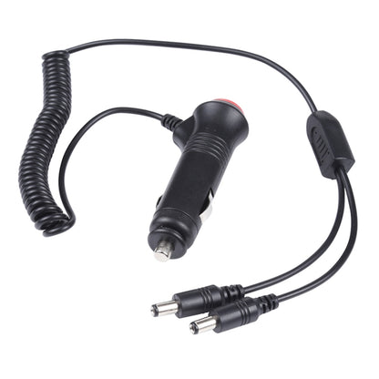 12-24V Car Cigarette Lighter Switch Plug to DC5.5x2.1mm Charger Spring Power Cable, Switch Plug