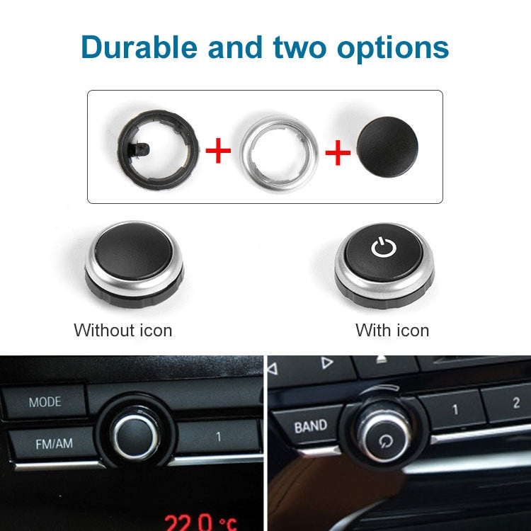 Car Radio Switch Button CD Player Volume Knob 64119350272 for BMW F15, For BMW F15