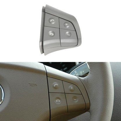Auto Lenkradschalter-Bedienfeld, 4 Tasten, rechte Seite, 1648200110 für Mercedes-Benz W164, Linkslenker, 4 Tasten rechte Seite (Schwarz), 4 Tasten rechte Seite (Kaffee), 4 Tasten rechte Seite (Grau)