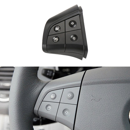 Car Left Side 4-button Steering Wheel Switch Buttons Panel 1648200010 for Mercedes-Benz W164, Left Driving, Left Side 4-button (Black), Left Side 4-button (Coffee), Left Side 4-button (Grey)