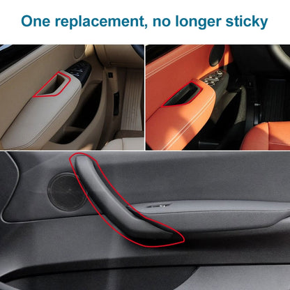Car Front Right Inside Doors Handle Pull Trim Cover 5141 7394 519-1 for BMW X3 X4, Left Driving, Front Right Inside (Black), Front Right Inside (Beige)