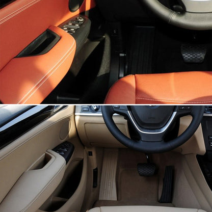 Car Front Left Inside Doors Handle Pull Trim Cover 5141 7394 519-1 for BMW X3 X4, Left Driving, Front Left Inside (Black), Front Left Inside (Beige)
