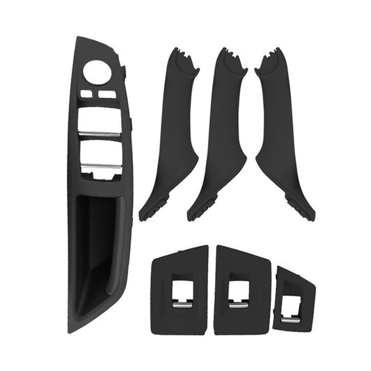 Auto Standardversion Türinnengriff Zierleiste Abdeckung 5141 7225 873 für BMW F10 F18, Linkslenker, Standardversion (Beige), Standardversion (Weinrot), Standardversion (Schwarz), Standardversion (Dunkelkaffee), Standardversion (Beige-Weiß)