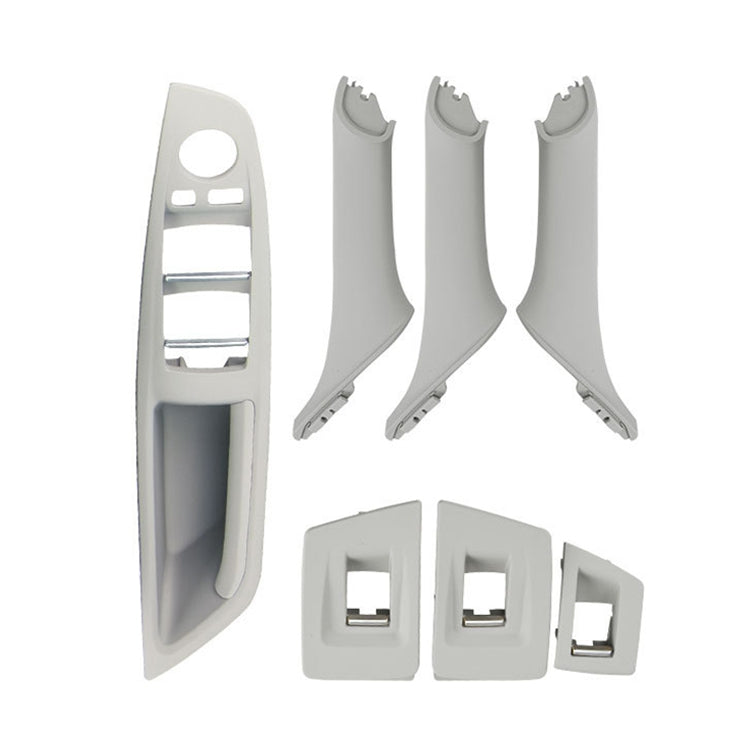 Car Standard Version Inside Doors Handle Pull Trim Cover 5141 7225 873 for BMW F10 F18, Left Driving, Standard Version (Grey), Standard Version (Beige), Standard Version (Wine Red), Standard Version (Black), Standard Version (Dark Coffee)��������������...