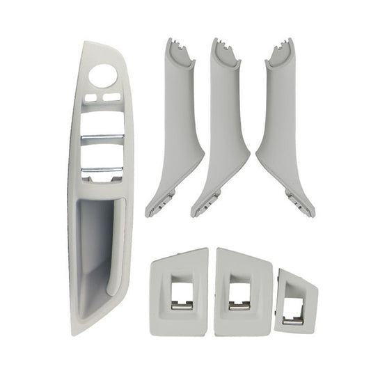 Car Standard Version Inside Doors Handle Pull Trim Cover 5141 7225 873 for BMW F10 F18, Left Driving, Standard Version (Grey), Standard Version (Beige), Standard Version (Wine Red), Standard Version (Black), Standard Version (Dark Coffee)��������������...