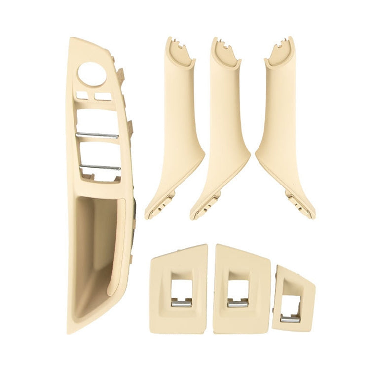 Car Standard Version Inside Doors Handle Pull Trim Cover 5141 7225 873 for BMW F10 F18, Left Driving, Standard Version (Grey), Standard Version (Beige), Standard Version (Wine Red), Standard Version (Black), Standard Version (Dark Coffee)��������������...