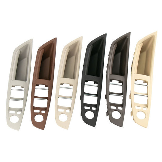 Car Standard Version Inside Doors Handle Pull Trim Cover 5141 7225 873 for BMW F10 F18, Left Driving, Standard Version (Grey), Standard Version (Beige), Standard Version (Wine Red), Standard Version (Black), Standard Version (Dark Coffee)��������������...
