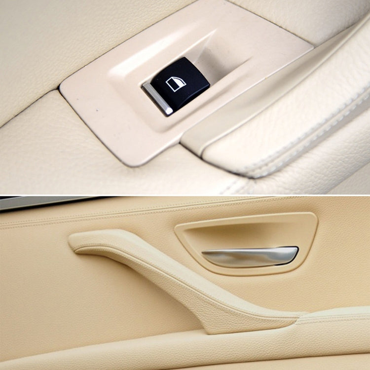Car High Configuration Version Inside Doors Handle Pull Trim Cover 5141 7225 873 for BMW F10 F18, Left Driving, High Configuration Version (Black), High Configuration Version (Beige White), High Configuration Version (Grey)�����������������������������...