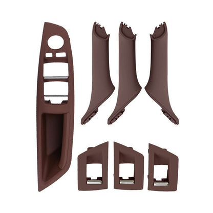 Car Imported Version Inside Doors Handle Pull Trim Cover 5141 7225 873 for BMW F10 F18, Left Driving, Imported Version (Beige), Imported Version (Wine Red), Imported Version (Dark Coffee), Imported Version (Beige White), Imported Version (Grey)