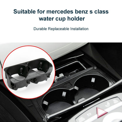 Car Water Cup Holder 2216801991 for Mercedes-Benz S-Class W221 2009-2013, Left Driving, W221 2009-2013