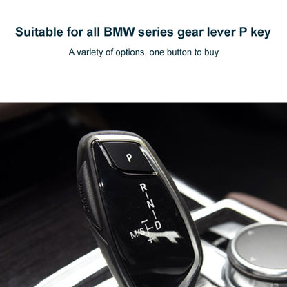 Car Gear Lever Auto Parking Button Letter P Cap for BMW G Chassis Series, Left Driving, For BMW G Chassis Series (Black), For BMW G Chassis Series (Blue), For BMW G Chassis Series (Red)