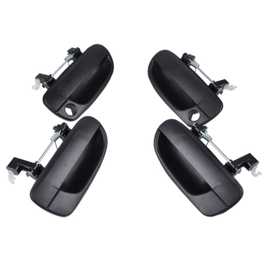4 PCS Car Front Rear Left Right Outside Door Handles 82660-25000FR / 82650-25000FL / 83660-25000RR / 83650-25000RL for Hyundai Accent , A1797