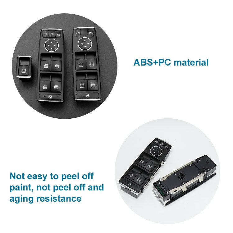 Car Single Window Glass Lift Switch for Mercedes-Benz W166, Left Driving, Single Switch