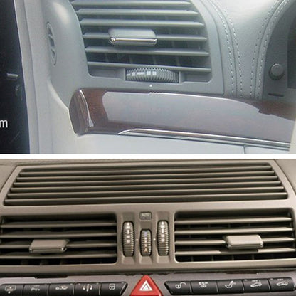 Car Left and Right Side Air Conditioning Exhaust Switch Paddle for Mercedes-Benz S Class W220 1998-2005, Left Driving, Left and Right Side (Black), Left and Right Side (Grey), Left and Right Side (Khaki), Left and Right Side (Beige)